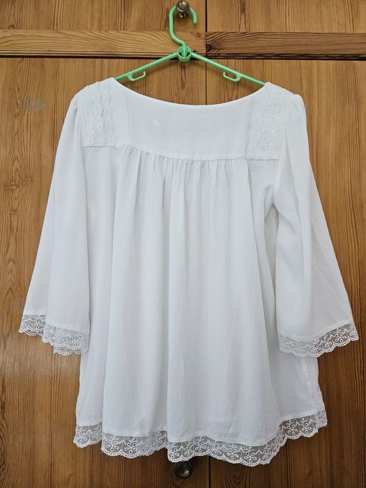 Бяла дамска блуза Kensol