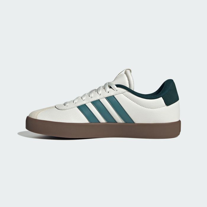 Adidas VL Court 3.0 – оригинал! Кожаные кроссовки с замшевой вставкой