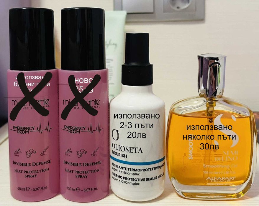 Термозащита Olioseta, SemiDi Lino Alfaparf