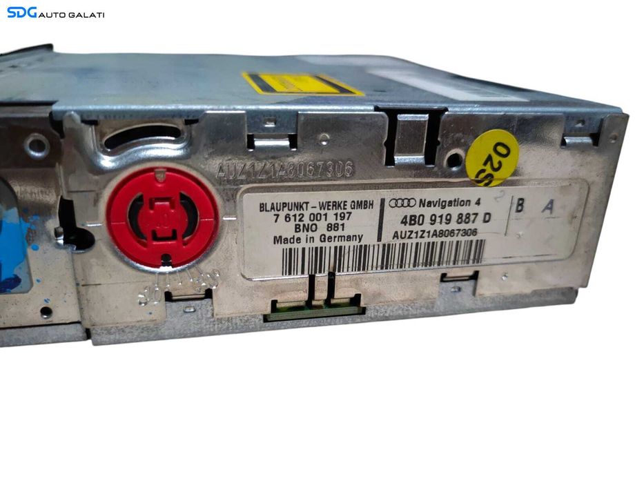 Unitate Modul GPS Navi Navigatie Blaupunkt Audi A3 8L 1997 - 2003 Cod 7612001197 4B0919887D [L5613]