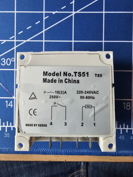 Електронен таймер TS51 за маслен радиатор Tesy – 16A / 250VAC