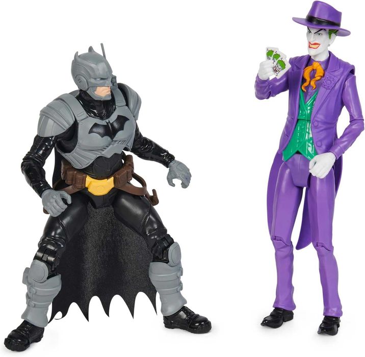 Комплект фигури Батман и Джокера DC Batman Приключенска битка 30 cm с аксесоари
