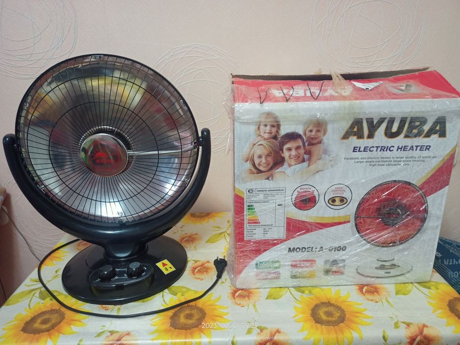 AYUBA A-0100 обогреватель, печка. Isitkich, pechka