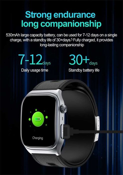 Смарт часовник с измерване на кръвно налягане и ЕКГ S15