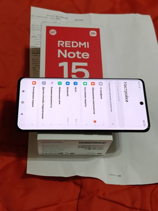 Redmi Note 15 256 gb Ram 8 полный комплект