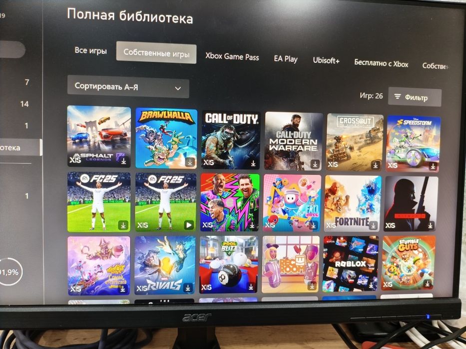 Xbox Series S + 2 геймпада + игры