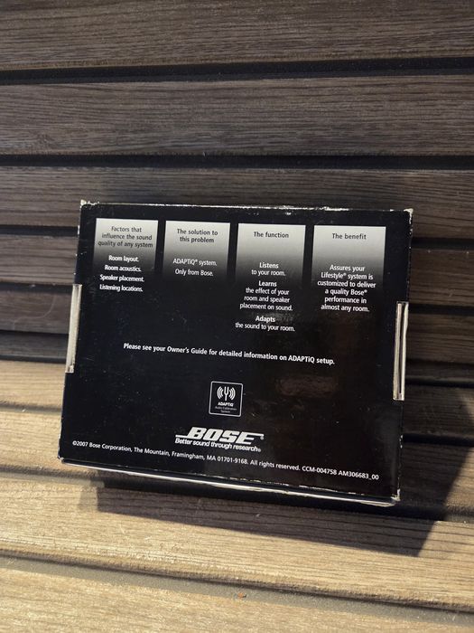 Bose ADAPTiQ Audio Calibration System – Microfon calibrare original, cu cutie