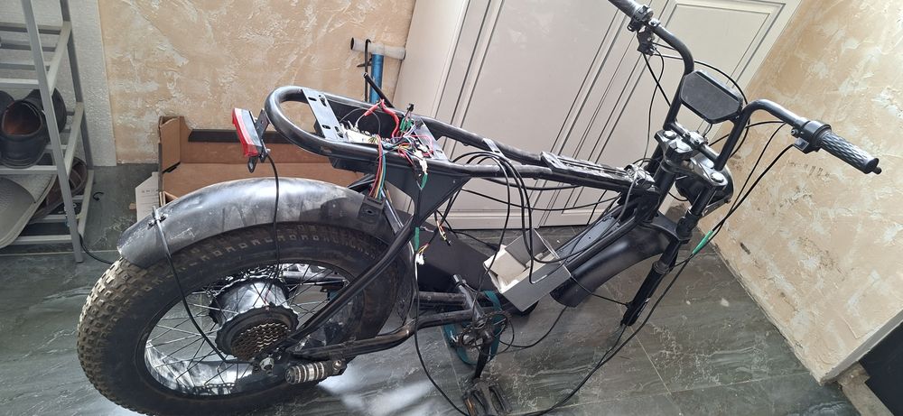 Электровелосипед на запчасти