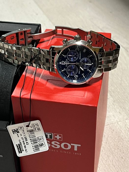 Ceas Tissot PRC 200 Bleu Dial Cronometer
