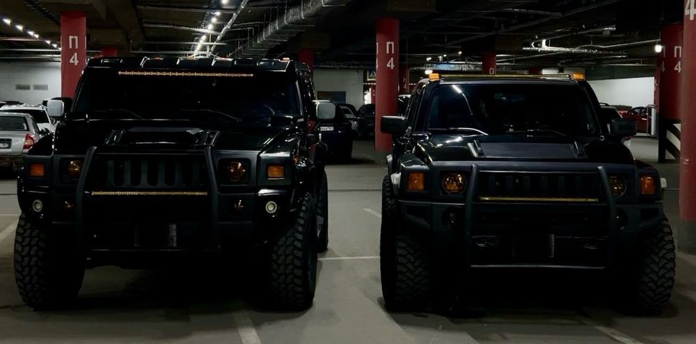 Таран кенгурятник Hummer H2