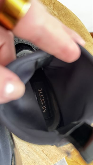 ghete musette 35.5-36 subțire kaki