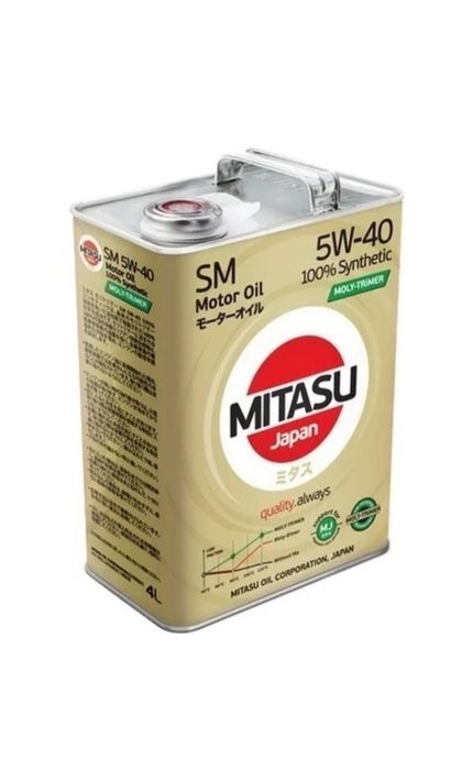 Моторное масло Mitasu 5w40