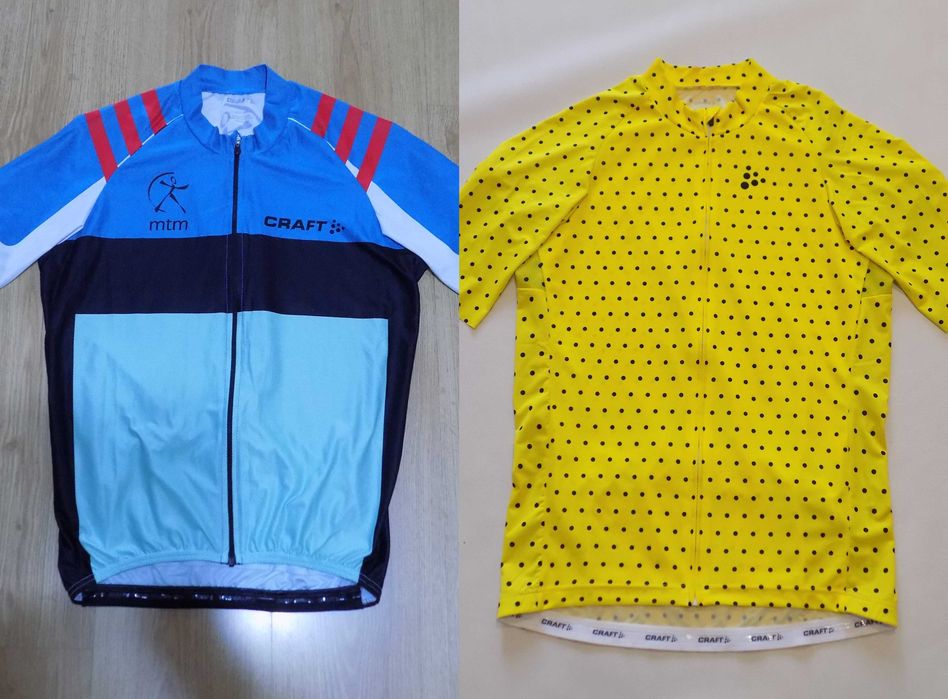 вело джърси craft тениска екип шосейно колоездене мъжка оригинал M/XL