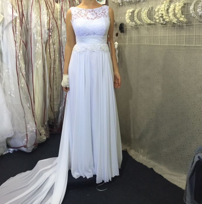 Свадебное платье в греческом стиле