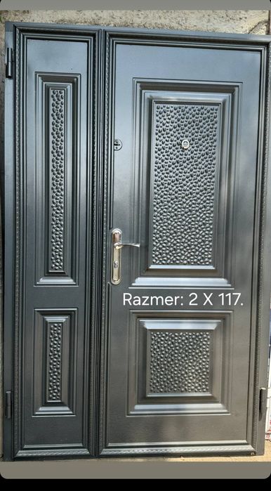 2 Qanotlik temir eshik