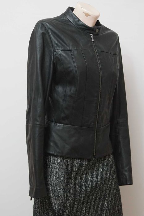 Geaca din piele naturala Hugo Boss marimea M