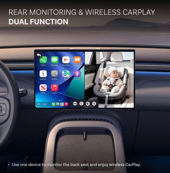 Wireless baby video moditor + wireless carplay - Ottocast Cabin Care