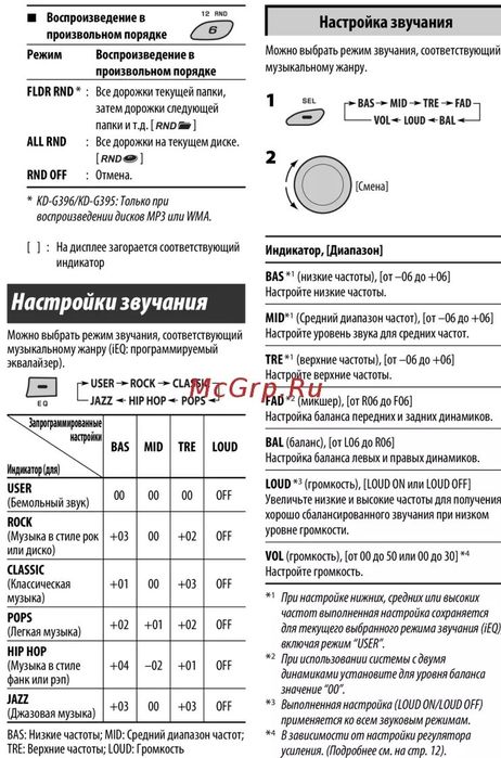 JVC  магнитафон KD-G396