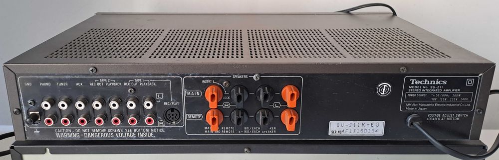 Amplificator Technics SU-Z11 – Vintage Japan – VU-metru