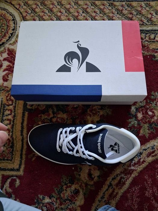 Adidasi Le Coq Sportif Court One marime 39, noi, in cutie
