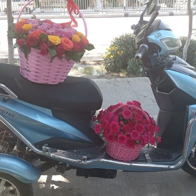 Elektro skuter 3 balonli