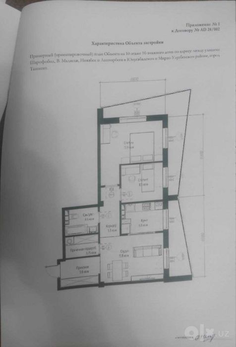 Продается квартира в жилом комплексе NUR