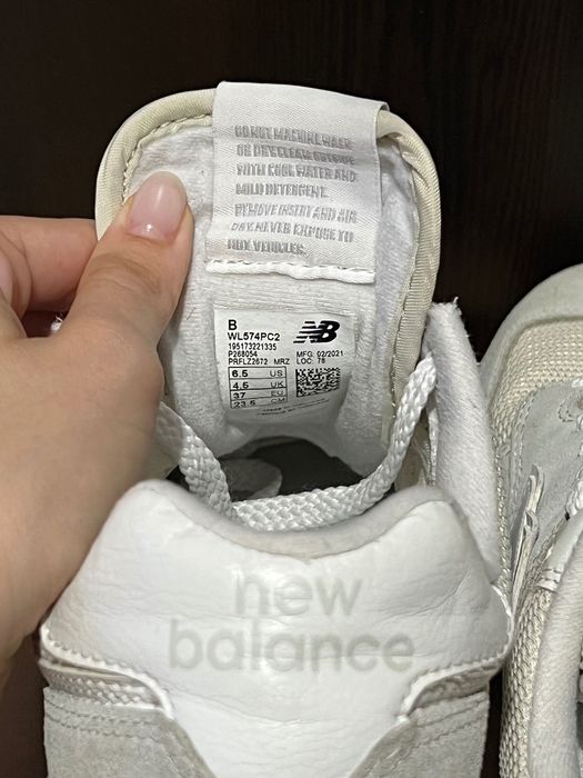 New balance 574 кожа и велур