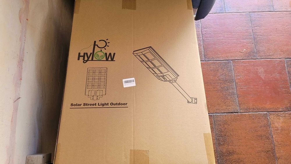 HYPOW 1000W соларна лампа за открито със сензор за движение, 30000lm