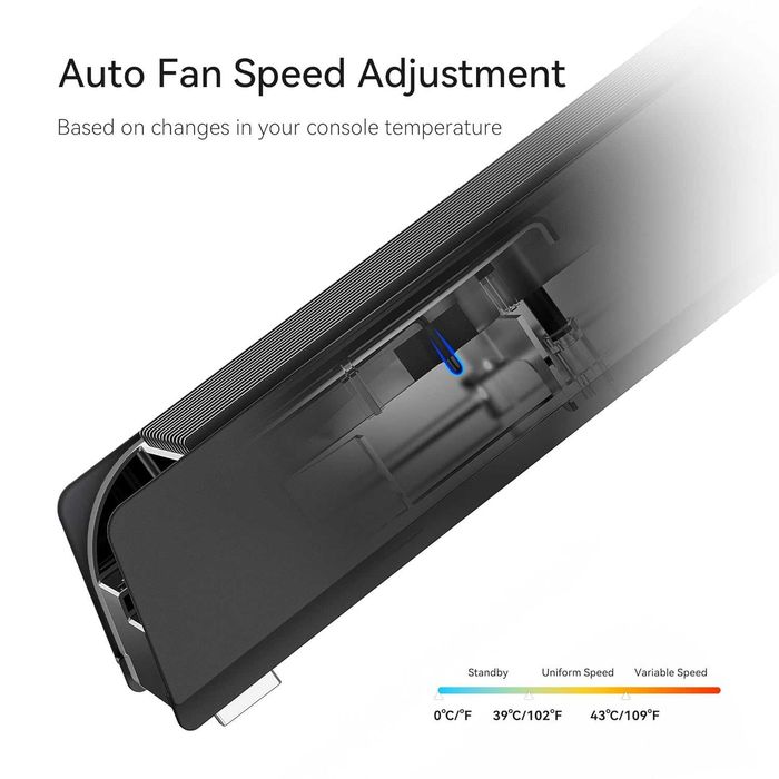 Ventilator extern, cooler KIWIHOME pentru PlayStation 5