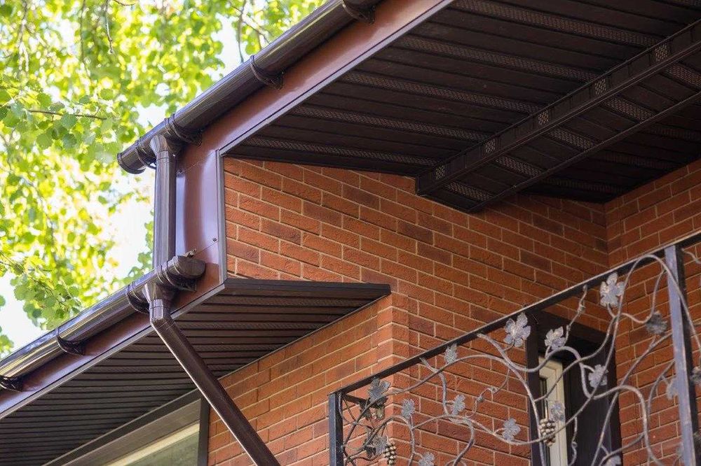 Фасадные панели Кирпич. Сайдинг, софиты, гибкая черепица, водосток.