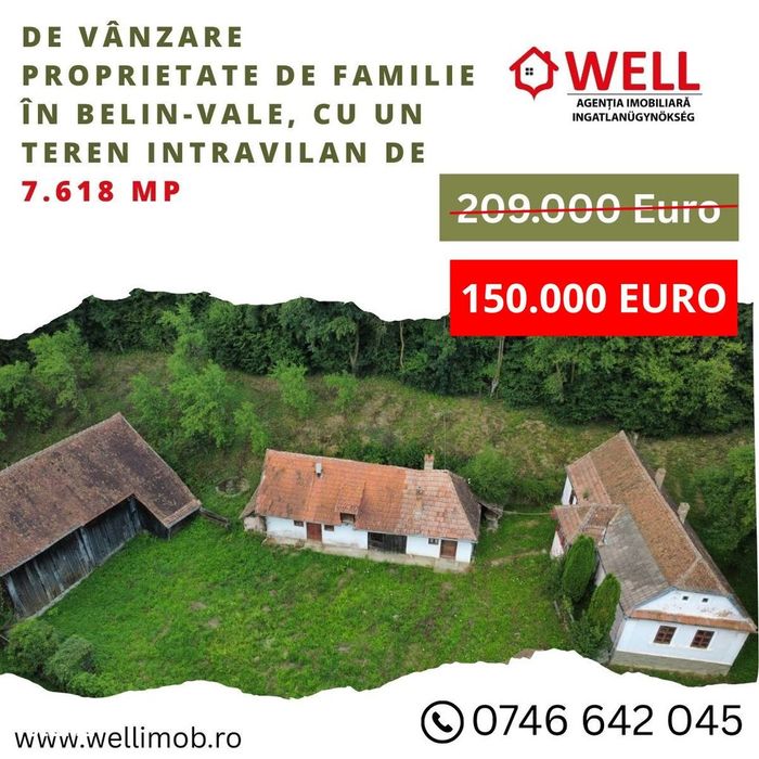 De vânzare proprietate de familie în Belin-Vale