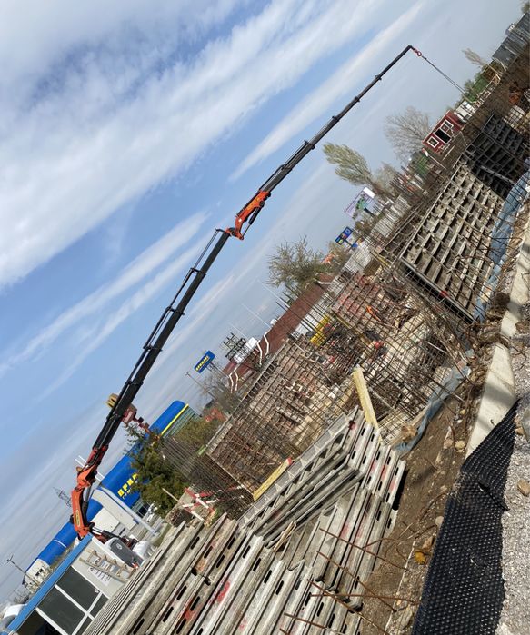 Транспорт камион с кран и услуги с кран до 32м