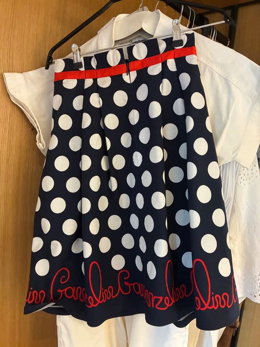 Пола на точки, синя, размер S