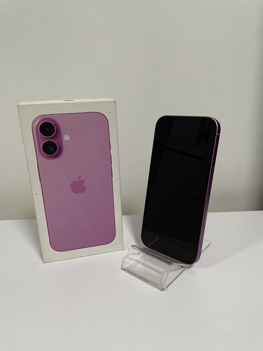 Iphone 16 pink 128 gb stare ca nou garantie si gactura