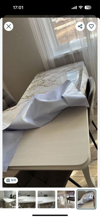 Стол обеденный раскладной