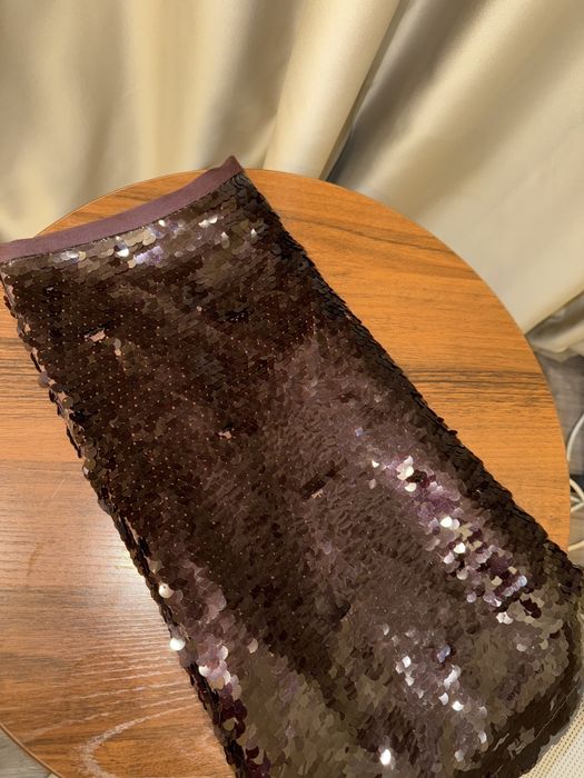 Юбка с пайетками