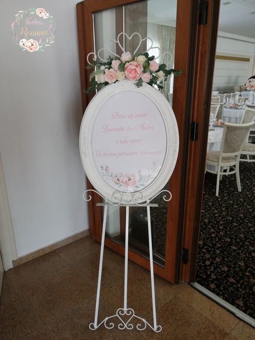 Aranjamente florale nuntă/botez/decor săli evenimente/panou foto