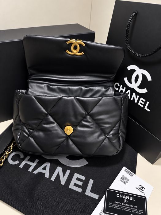 Geantă/Poșetă Chanel Shinny Lambskin Gold Tone 25x14x7cm