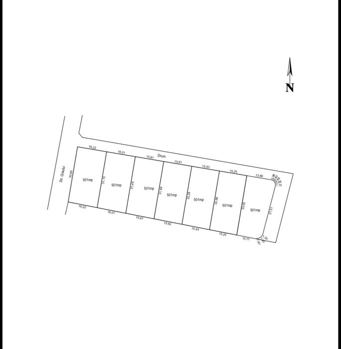 De VANZARE! parcele 501 mp Sancrai-Nazna