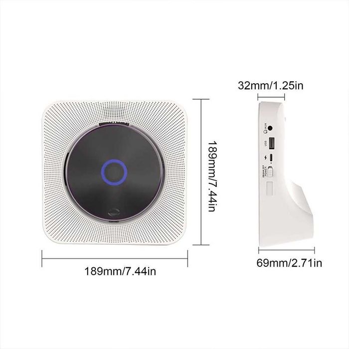 Преносим CD плейър с Bluetooth KC -806