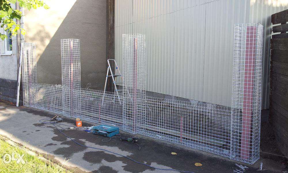 Gard din gabion , gabioane
