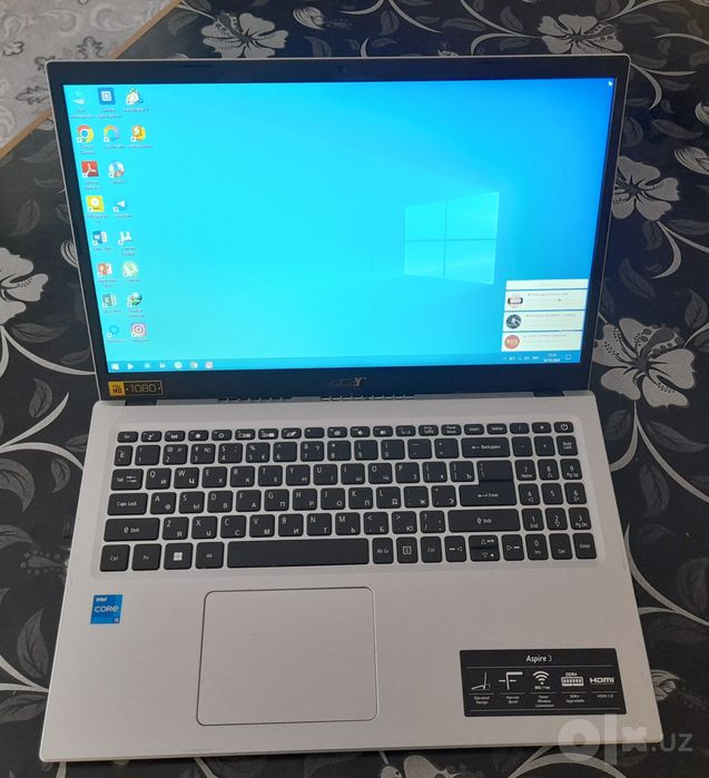 Acer Acpire 3 core i5
12-avlod
1Trb xotirasi
8gb operativniy xotira 
+