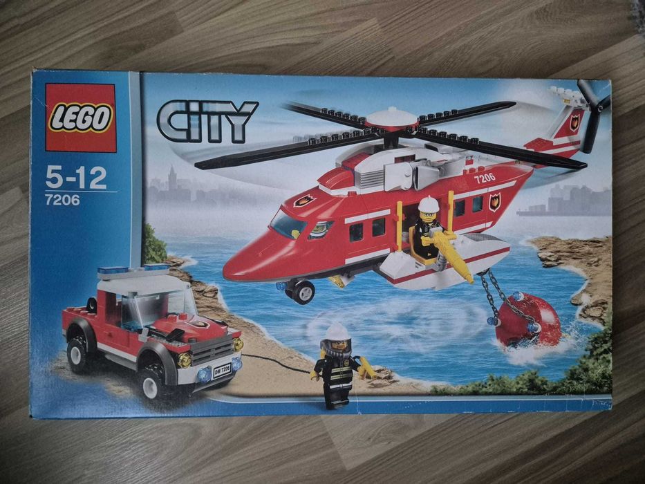 Lego City Elicopter Pompieri SET COMPLET