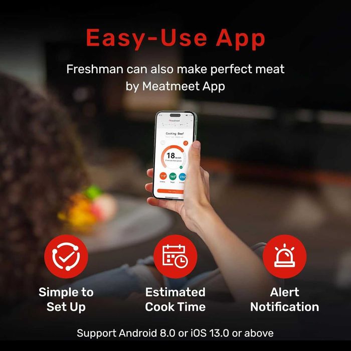 Професионален WiFi безжичен термометър за месо