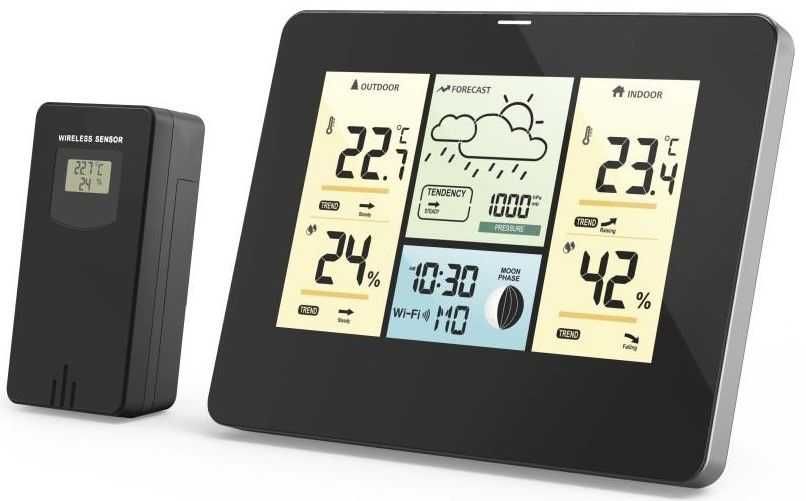 Електронна метеостанция Hama-176596 с външен сензор