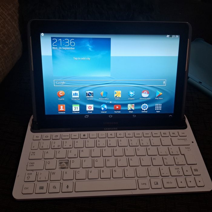 Samsung Galaxy Tab 2 с кейс и клавиатура за части