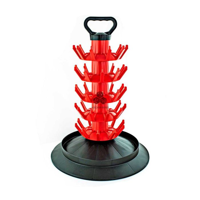 Стойка за сушене на 50 бутилки с дръжка, Оцедвач за бутилки, RENO13982