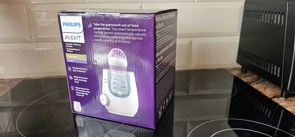 Уред за затопляне на бебешки шишета  и пюрета Philips Avent