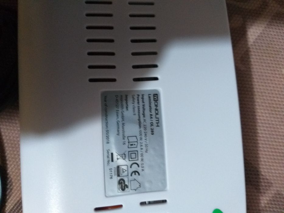 Laminator A4 Poze Documente  Nou