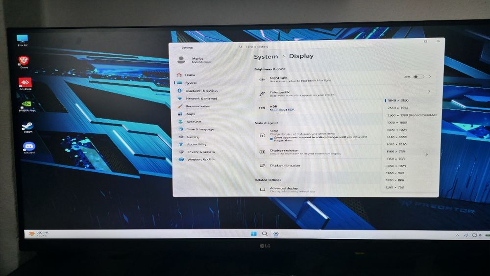 Monitor LG ultra Wide 86 cm - 100hz